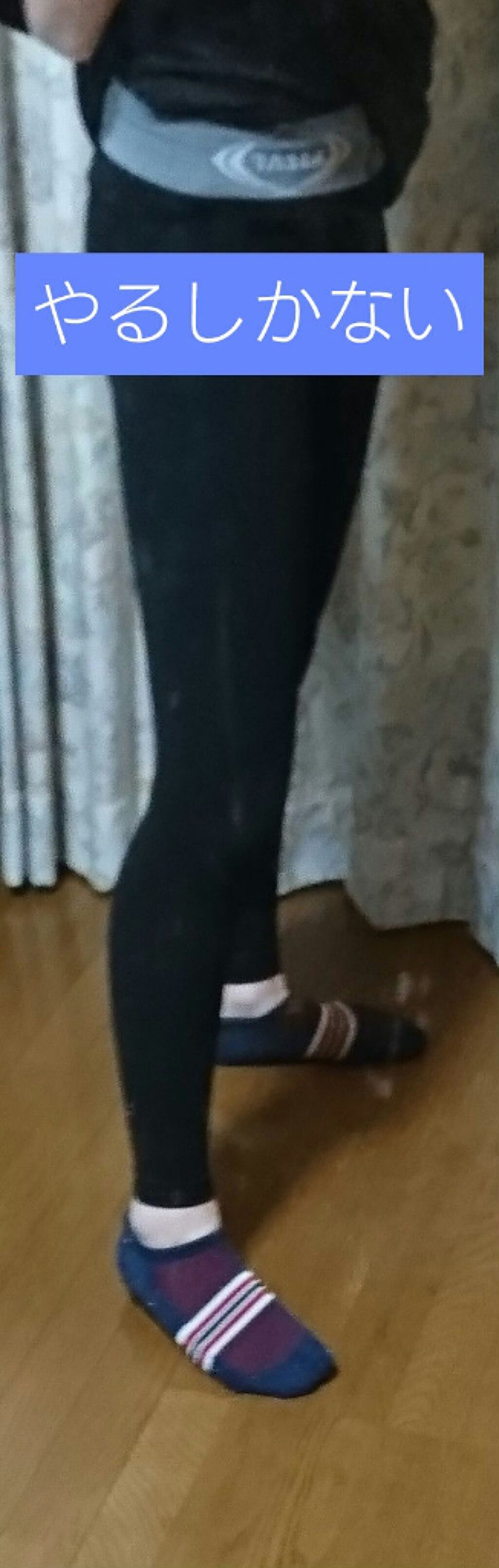 RIZAP カロリー消費アップ着圧レギンス 10分丈/グンゼ/着圧ソックス・レギンスを使ったクチコミ（1枚目）