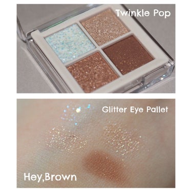 TWINKLE POP Pearl Flex Glitter Eye Palette ヘイ、ブラウン/CLIO/アイシャドウパレットの画像