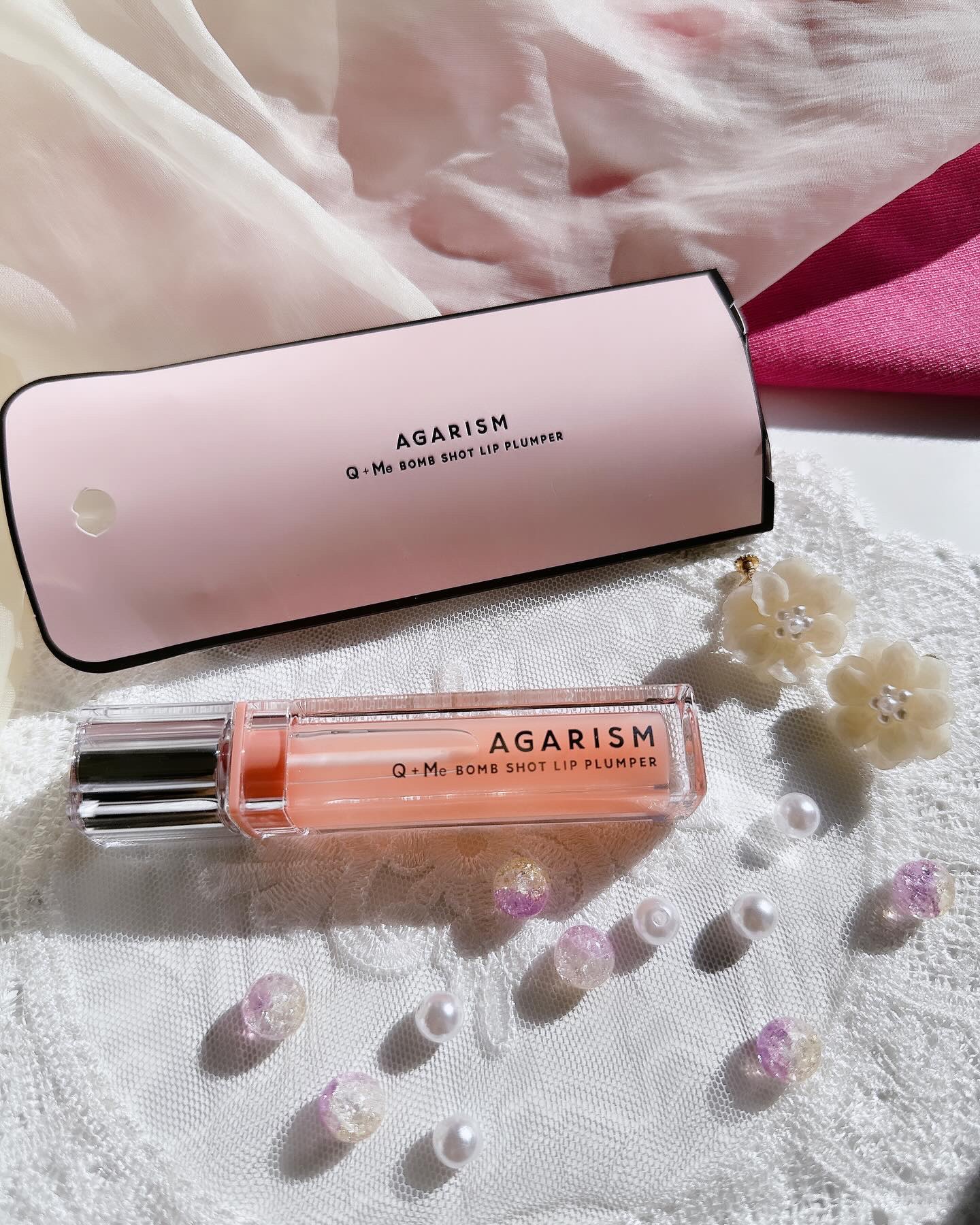 キューミ―ボムショットリッププランパー/AGARISM/リッププランパーを使ったクチコミ（1枚目）