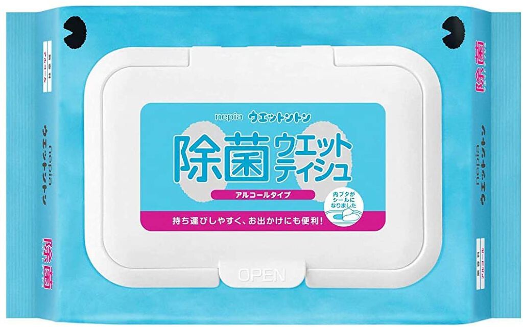 ネピア ウエットントン 除菌ウエットティシュ(アルコールタイプ)