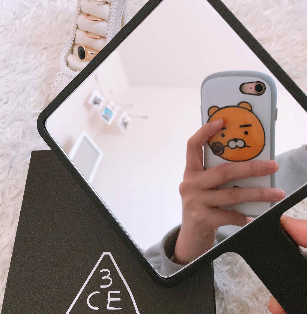 3CE スクエア ミニ ハンドミラー/3CE/その他化粧小物を使ったクチコミ(3枚目)