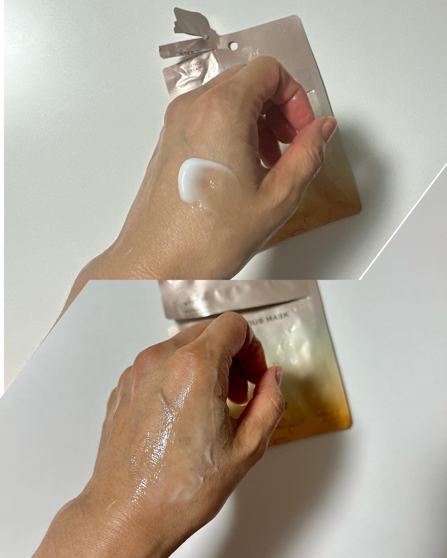 ディープモイスチャー マスク (ケアクリーム付き)/cerXcer/シートマスク・パックを使ったクチコミ(5枚目)