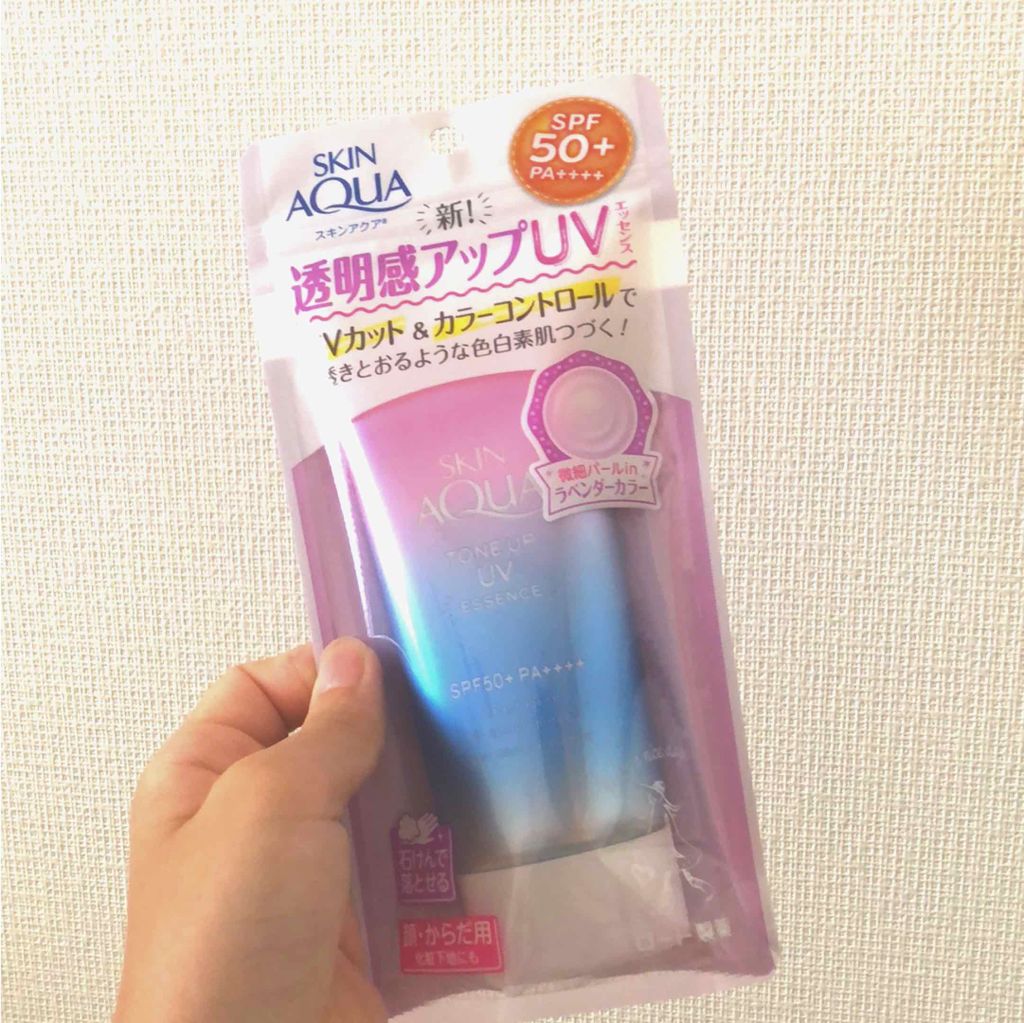 スキンアクア トーンアップUVエッセンス/スキンアクア/日焼け止めクリームを使ったクチコミ(1枚目)