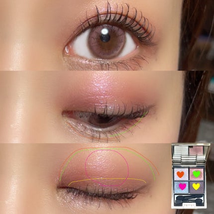 アイカラーレーション/LUNASOL/アイシャドウパレットを使ったクチコミ(2枚目)