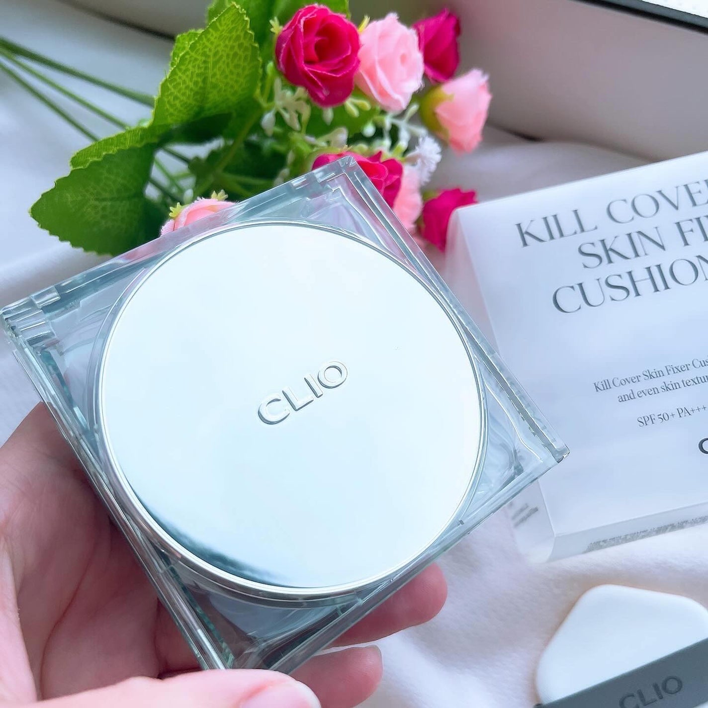 クリオ キル カバー スキン フィクサー クッション/CLIO/クッションファンデーションを使ったクチコミ(2枚目)