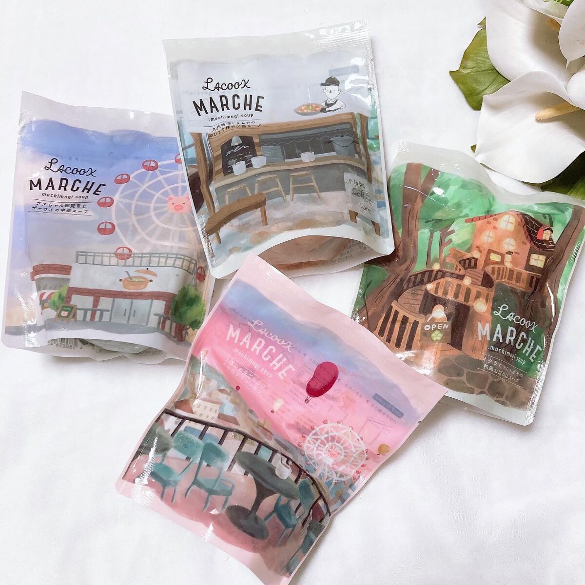 Rie_beauty on LIPS 「レンチン5分で完成する冷凍食品、ラコックマルシェの「もち麦スー..」(2枚目)