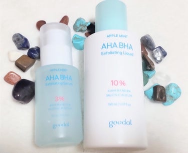 goodal アップルミント AHA・BHA 3％セラムのクチコミ「#PR
クリオ様から頂きました‪🍏❣️
goodal
アップルミント AHA・BHA 10％リ.....」（1枚目）