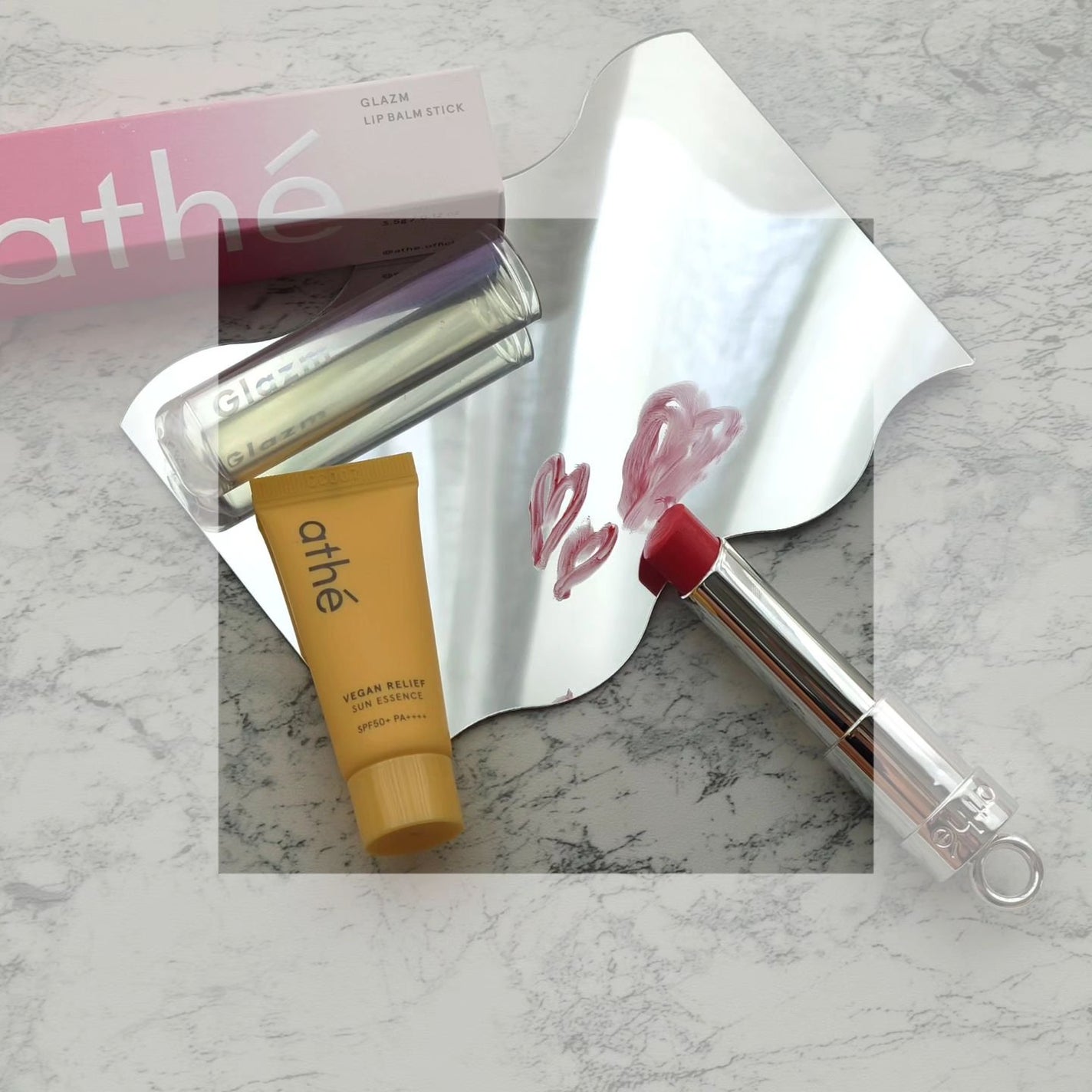 ヴィーガン リリーフ サン エッセンス /athé/日焼け止めクリームを使ったクチコミ(1枚目)