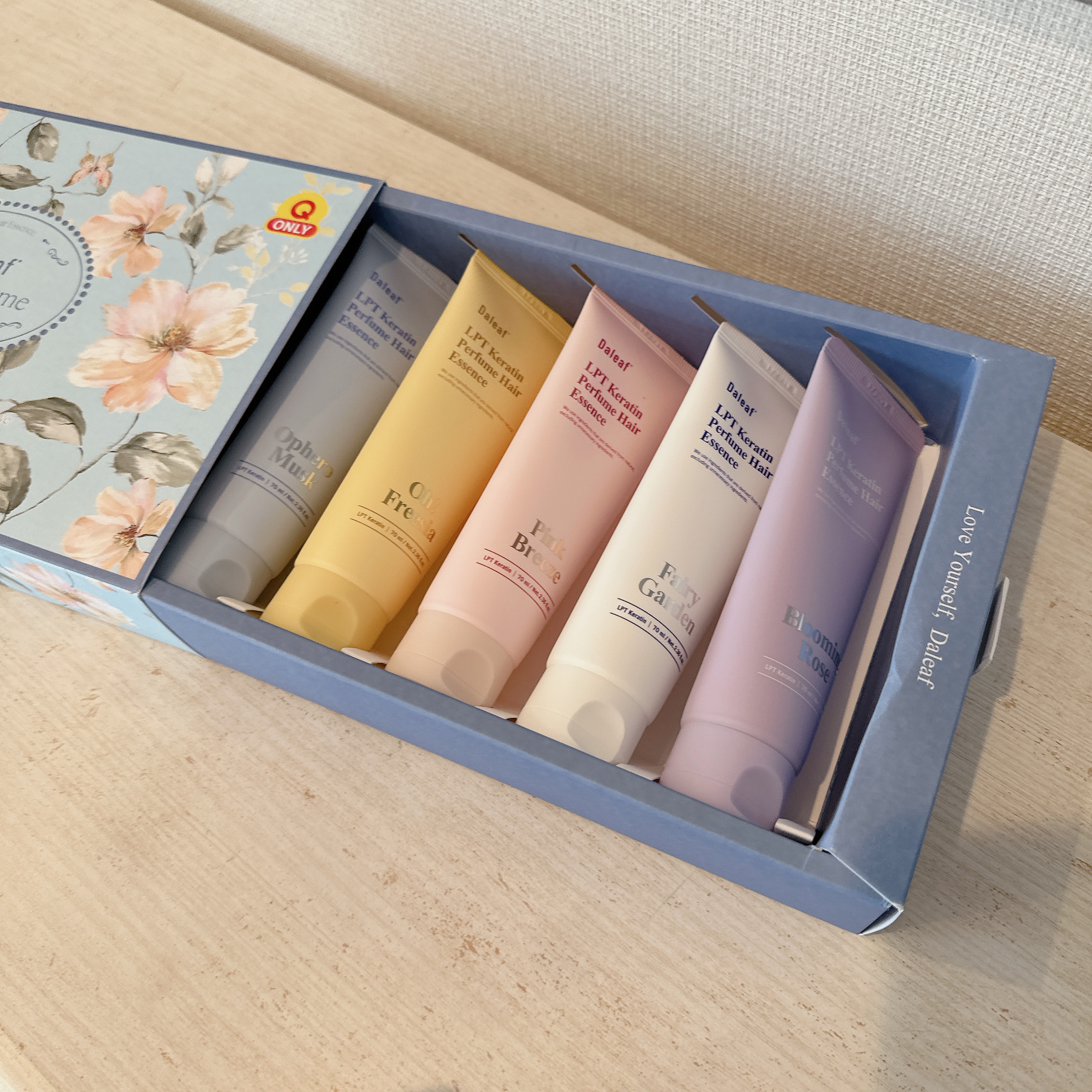 LPT Keratin パフュームヘアエッセンス Blooming Rose/Daleaf/ヘアミルクを使ったクチコミ（3枚目）