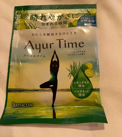Ayur Time(アーユルタイム) レモングラス&ベルガモットの香り 40g/アーユルタイム/無機塩系入浴剤の画像