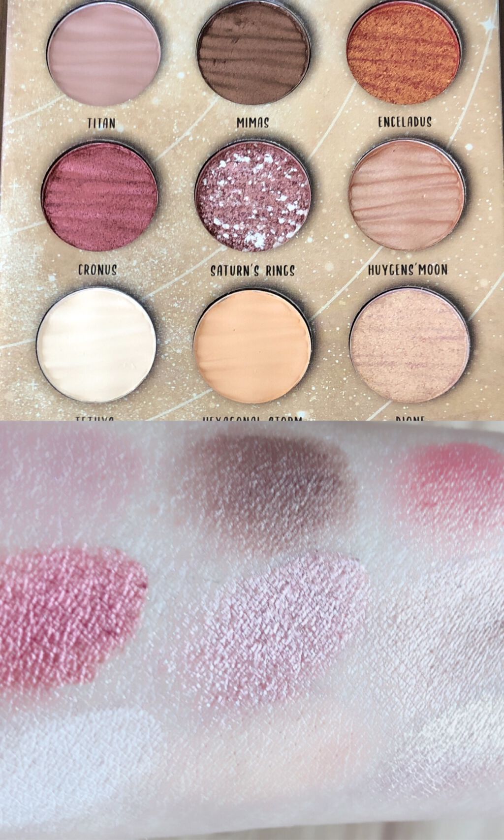 ギャラクシー9色アイシャドウパレット サターン SATURN /DiTO/アイシャドウパレットを使ったクチコミ（3枚目）
