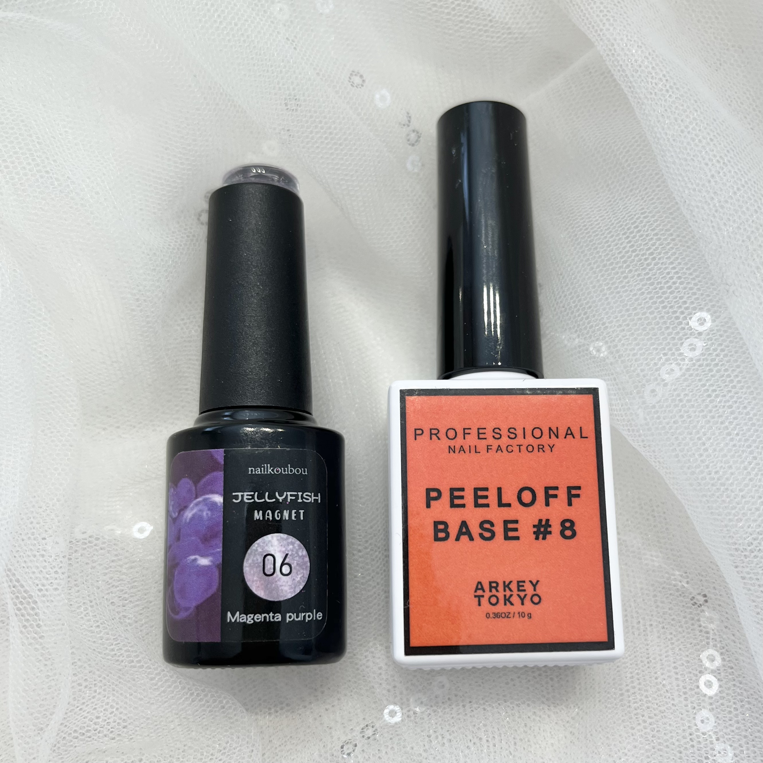 PEEL OFF BASE #8 【ポリコ】/ARKEY TOKYO/ジェルネイルを使ったクチコミ（2枚目）