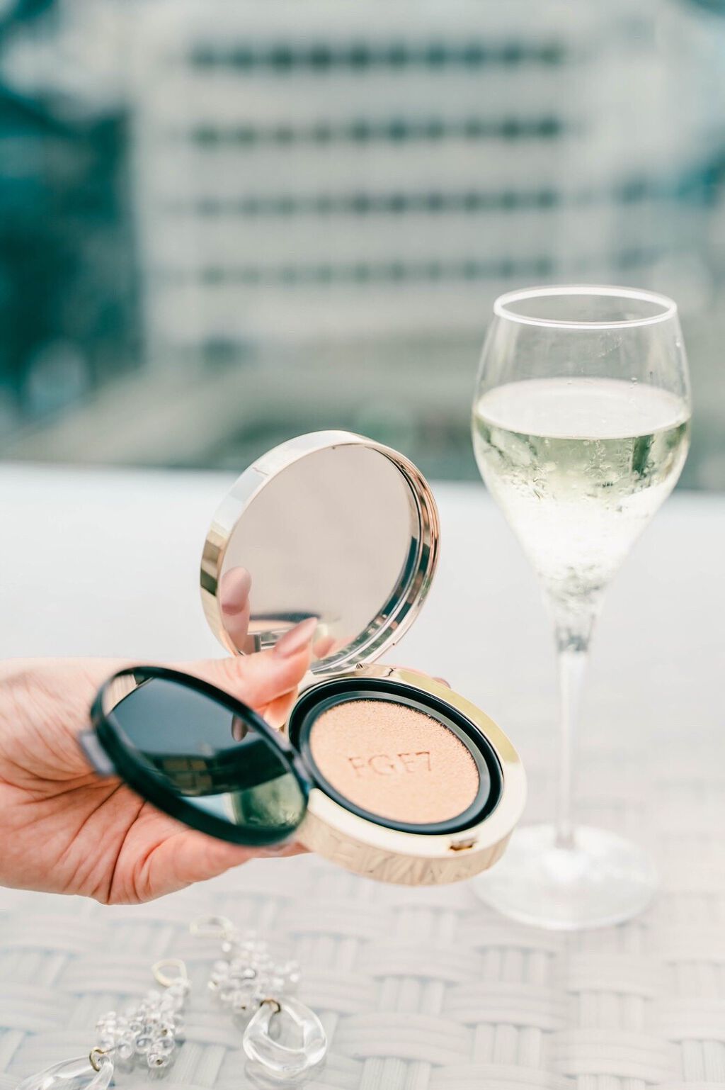 FGF7 ハイドロセルクッション/Coralhaze/クッションファンデーションを使ったクチコミ(2枚目)