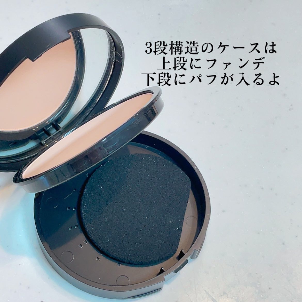 ベアプロ 16HR パウダー ファンデーション フェア 10 ニュートラル/bareMinerals/パウダーファンデーションを使ったクチコミ（2枚目）