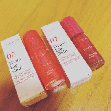 ウォーターリップ ステイン/CLARINS/リップケア・リップクリームを使ったクチコミ（1枚目）