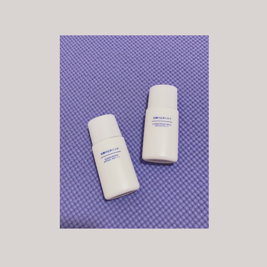 日焼け止めジェル　ＳＰＦ５０＋/無印良品/日焼け止めジェルを使ったクチコミ（1枚目）