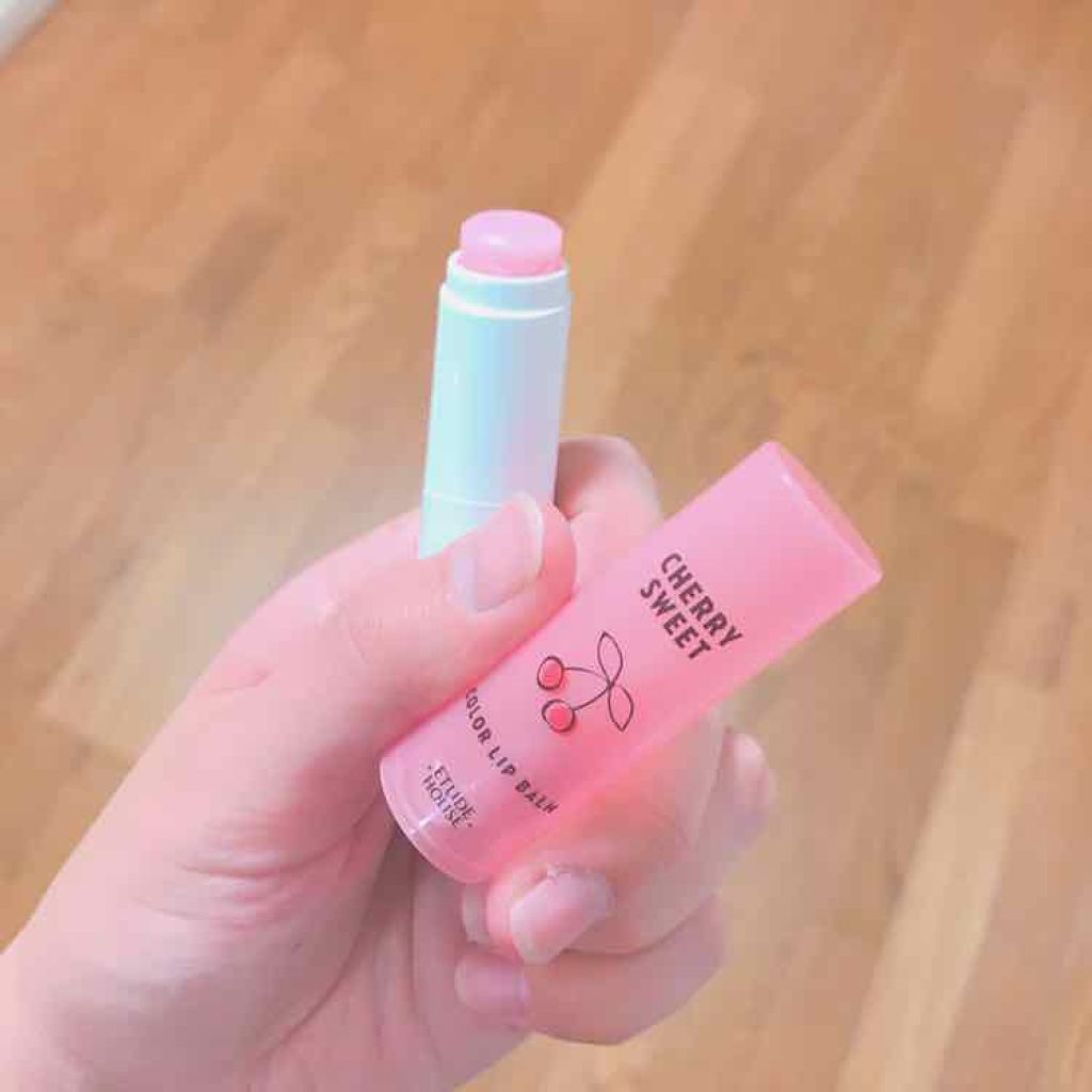 チェリースイート カラーリップバーム/ETUDE/口紅を使ったクチコミ(2枚目)