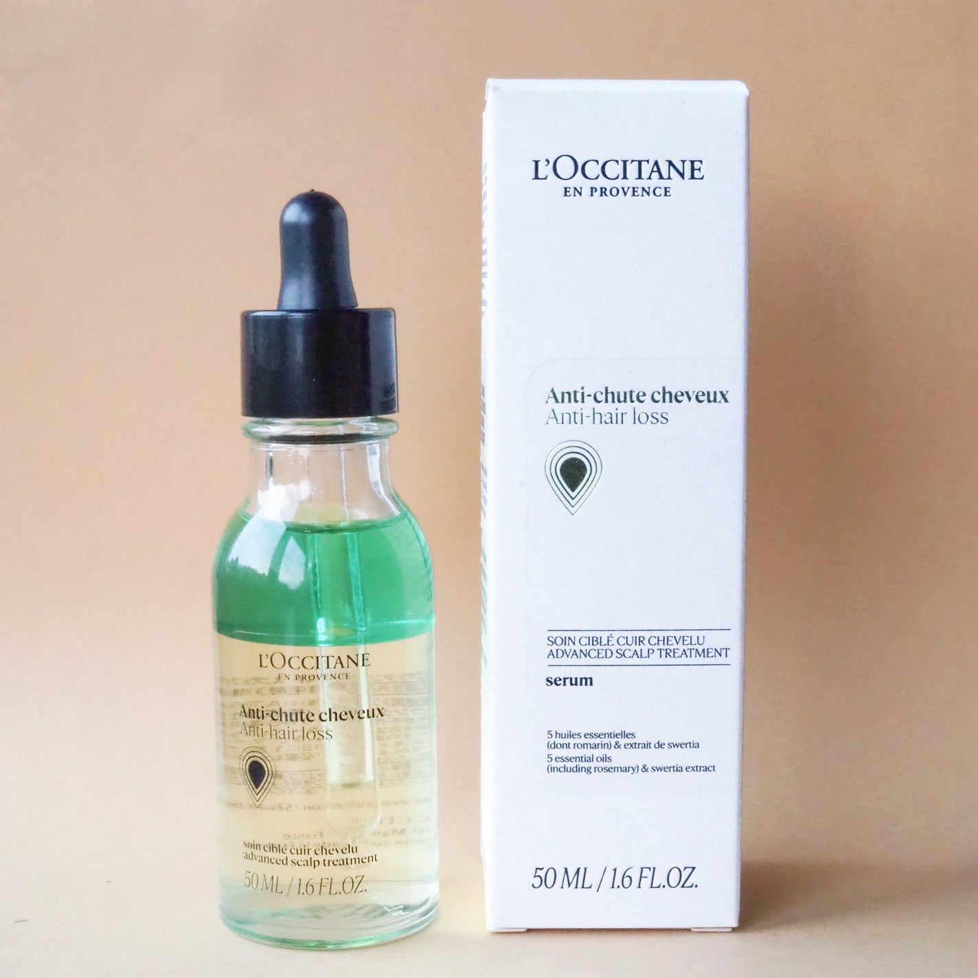 薬用 メディカル アンチヘアロスセラム/L'OCCITANE/頭皮ローションを使ったクチコミ(5枚目)