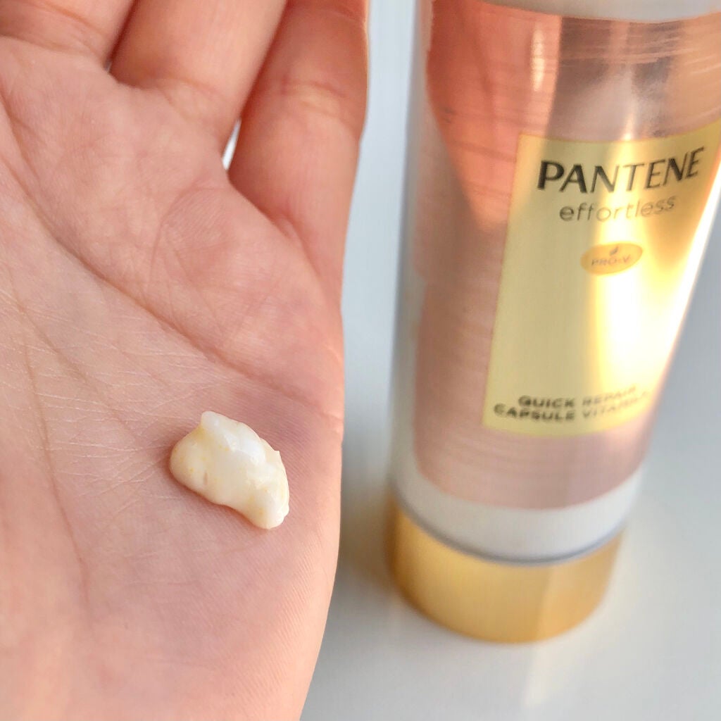 パンテーン エフォートレス クイック リペアー カプセル ヴィタミルク(洗い流さないトリートメント)/パンテーン/ヘアミルクを使ったクチコミ(2枚目)