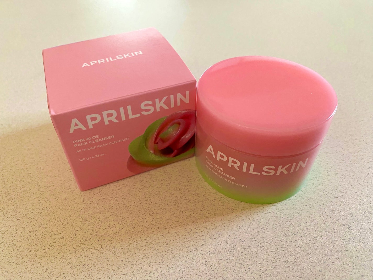 ピンクアロエメレンゲクレンザー/APRILSKIN/その他洗顔料を使ったクチコミ(2枚目)
