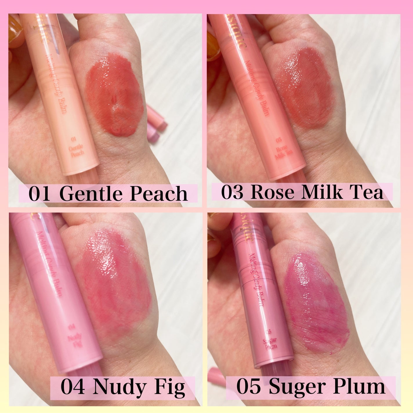 メルティングキャンディーバーム/dasique/口紅を使ったクチコミ(2枚目)