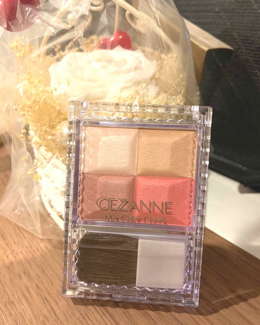 ミックスカラーチーク/CEZANNE/パウダーチークを使ったクチコミ（1枚目）