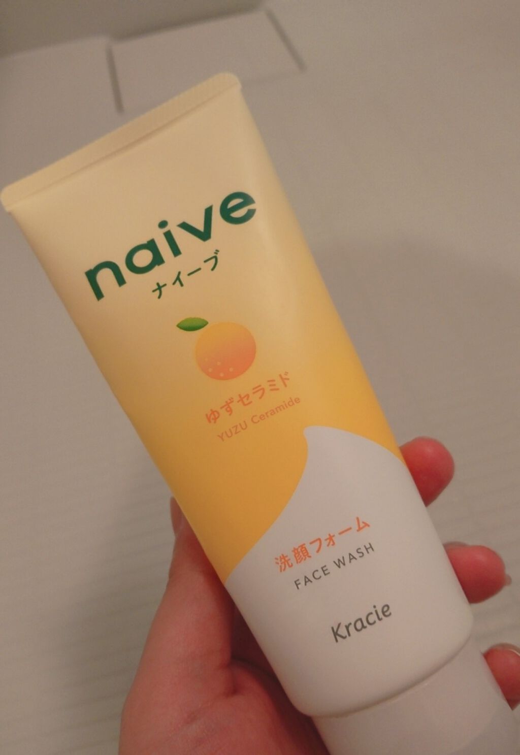 洗顔フォーム(ゆずセラミド配合)/ナイーブ/洗顔フォームを使ったクチコミ（2枚目）