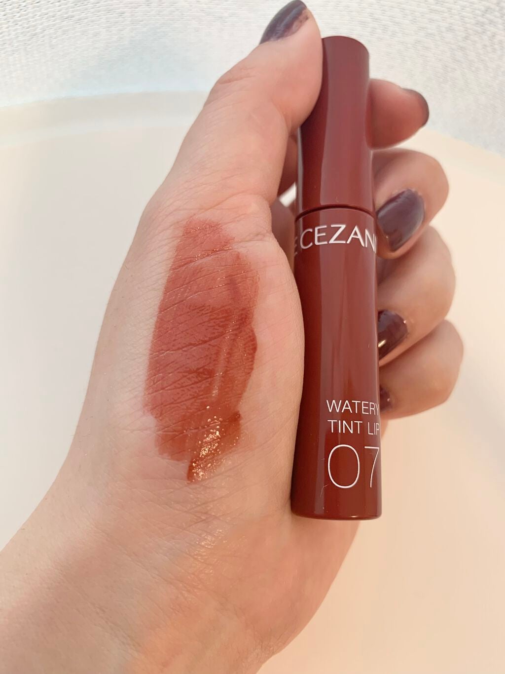 ウォータリーティントリップ/CEZANNE/リップティントを使ったクチコミ(5枚目)