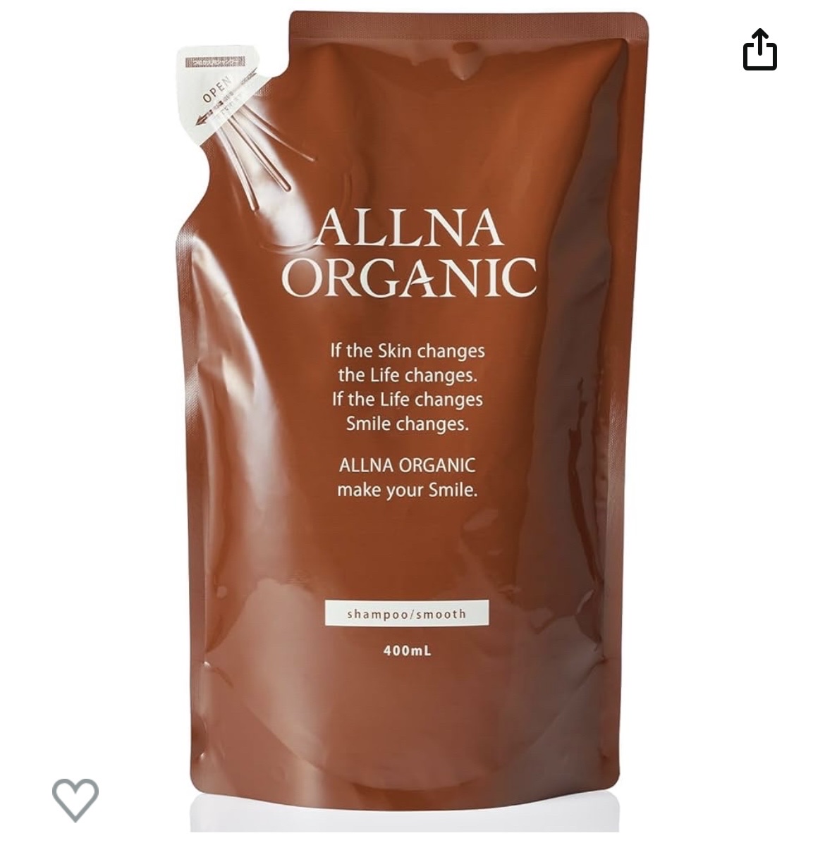 シャンプー/トリートメント シャンプー(詰め替え用)/ALLNA ORGANIC/サロンシャンプーを使ったクチコミ（1枚目）