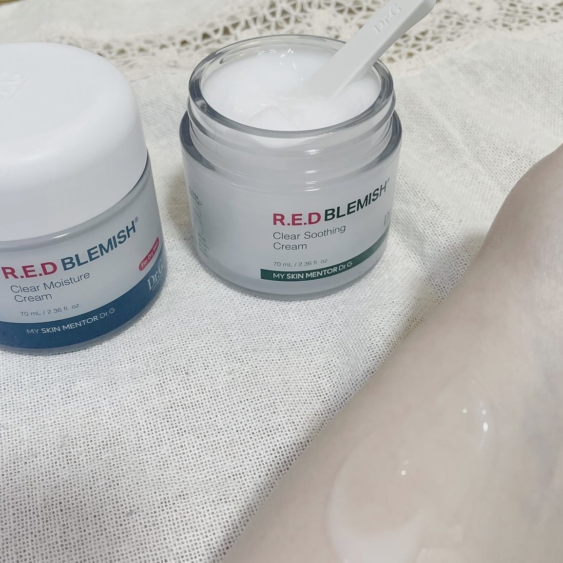 レッドブレミッシュ クリアモイスチャークリーム/Dr.G/フェイスクリームを使ったクチコミ（2枚目）
