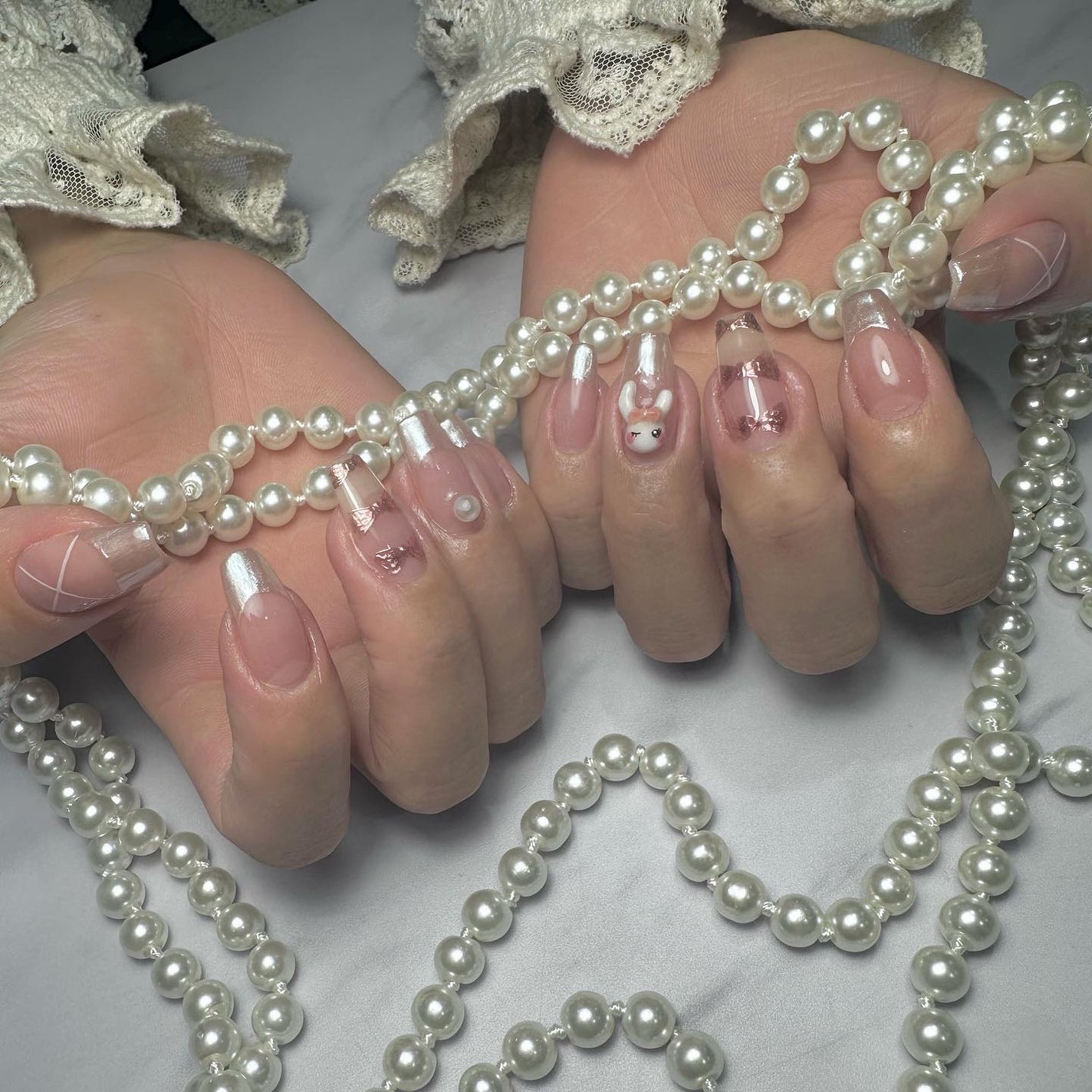 kanna on LIPS 「・・・𝕋𝕠𝕖𝕤𝕙𝕠𝕖𝕤𝕟𝕒𝕚𝕝🩰🩷🐰最近流行ってるみたいでよく..」(1枚目)