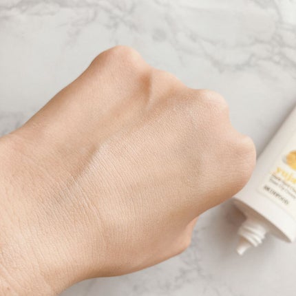 ゆずC ダークスポットクリア トーンアップクリーム/SKINFOOD/化粧下地を使ったクチコミ(4枚目)