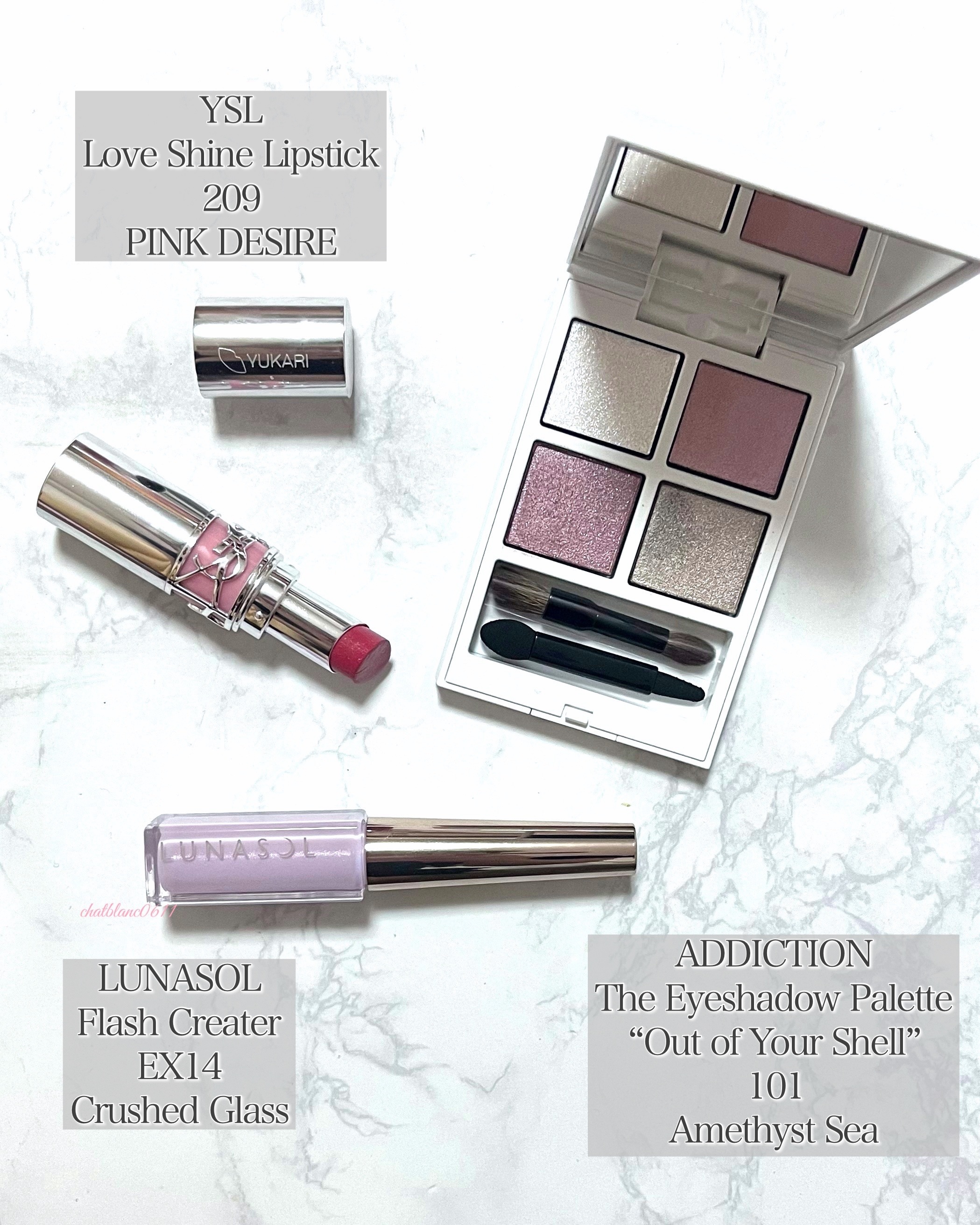 フラッシュクリエイター EX14 Crushed Glass/LUNASOL/リキッドアイライナーを使ったクチコミ（3枚目）