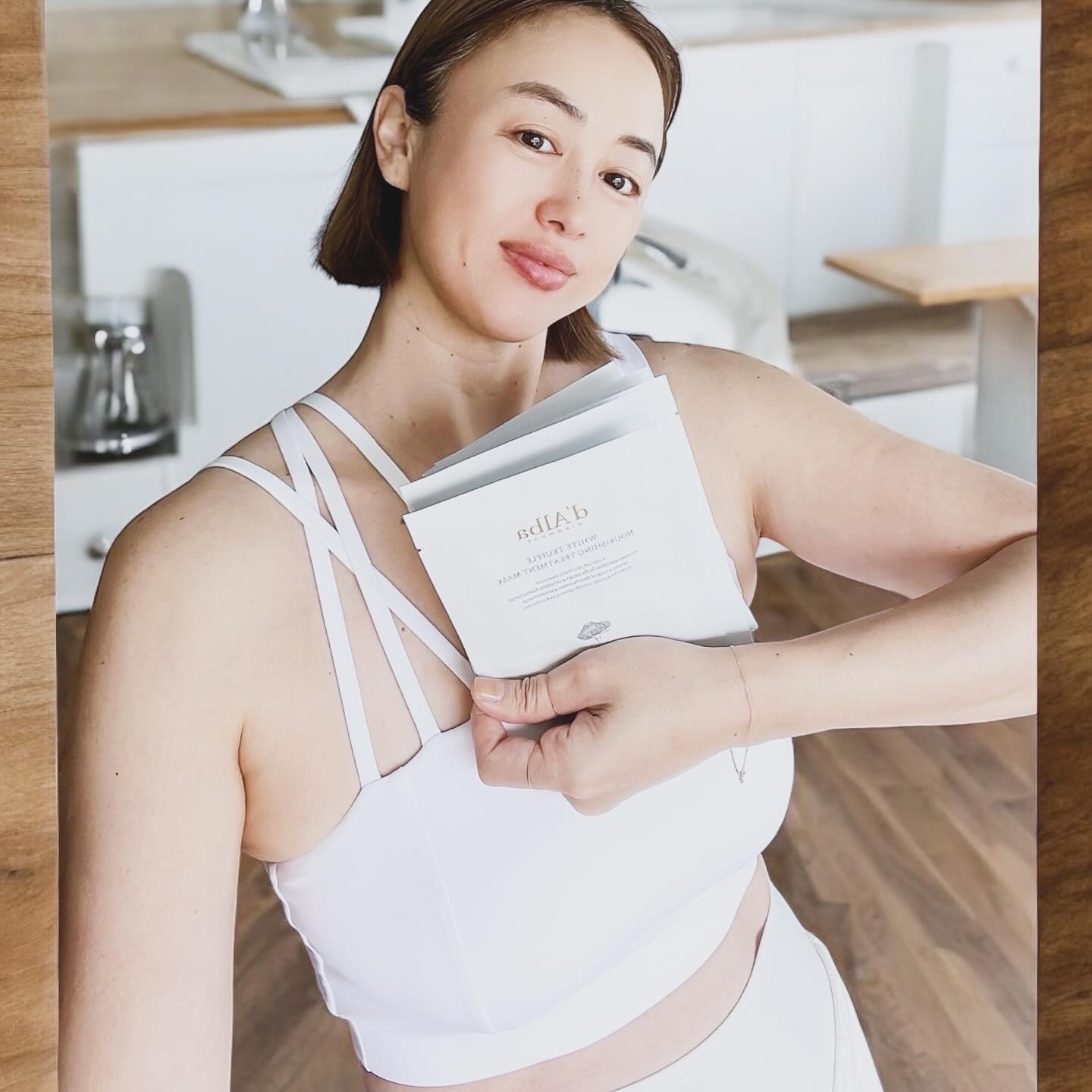 ホワイトトリュフナリシングトリートメントマスク/ダルバ/シートマスク・パックを使ったクチコミ（1枚目）