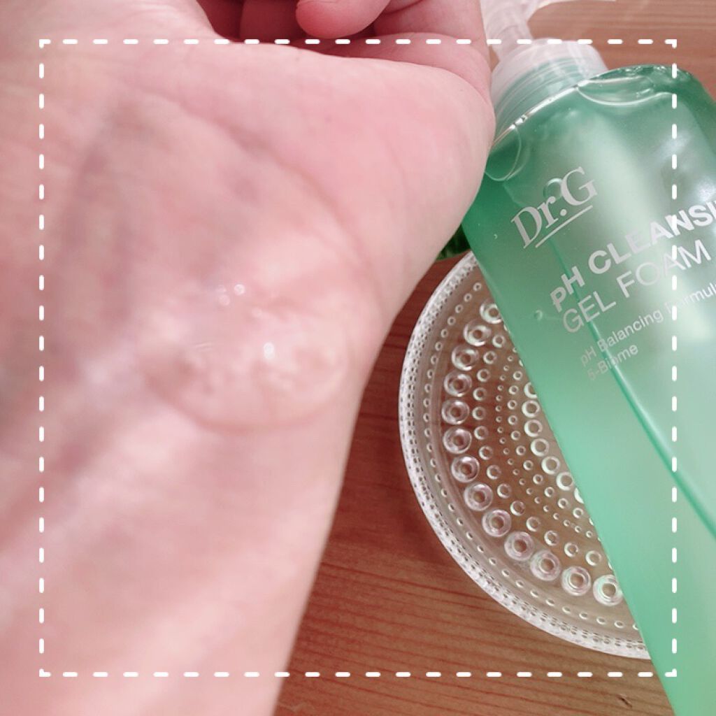 弱酸性クレンジングジェルフォーム/Dr.G/洗顔フォームを使ったクチコミ(2枚目)