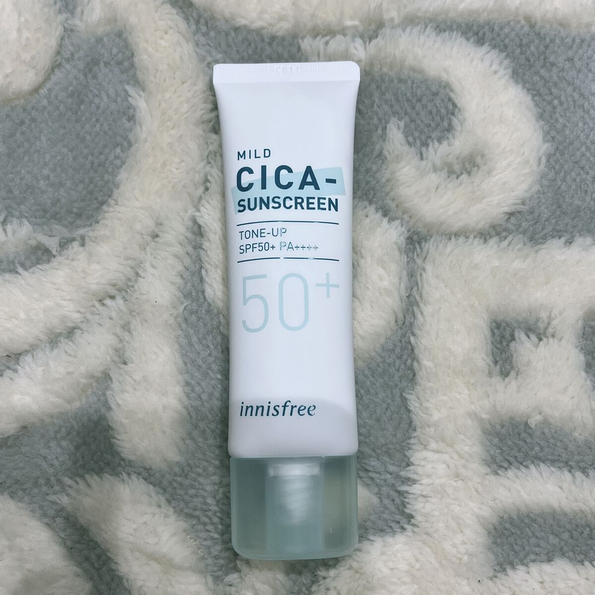 マイルド シカ サンスクリーン SPF50+ / PA++++/innisfree/日焼け止めクリームを使ったクチコミ（1枚目）