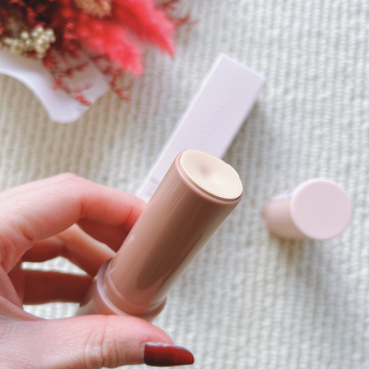 ヴィーガンナチュラルカバースティックファンデーション/DERMASHARE/その他ファンデーションを使ったクチコミ(2枚目)