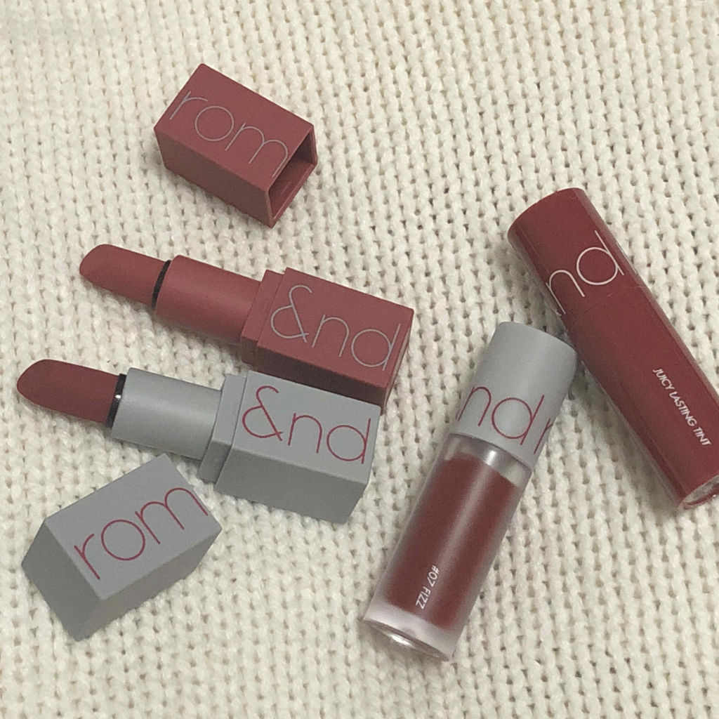 ジューシーラスティングティント/rom&nd/リップティントを使ったクチコミ（1枚目）