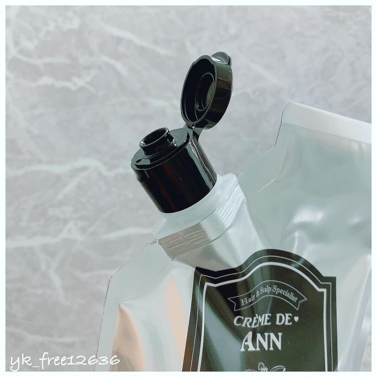 ブラッククリームシャンプー/creme de Ann/市販シャンプーを使ったクチコミ（3枚目）