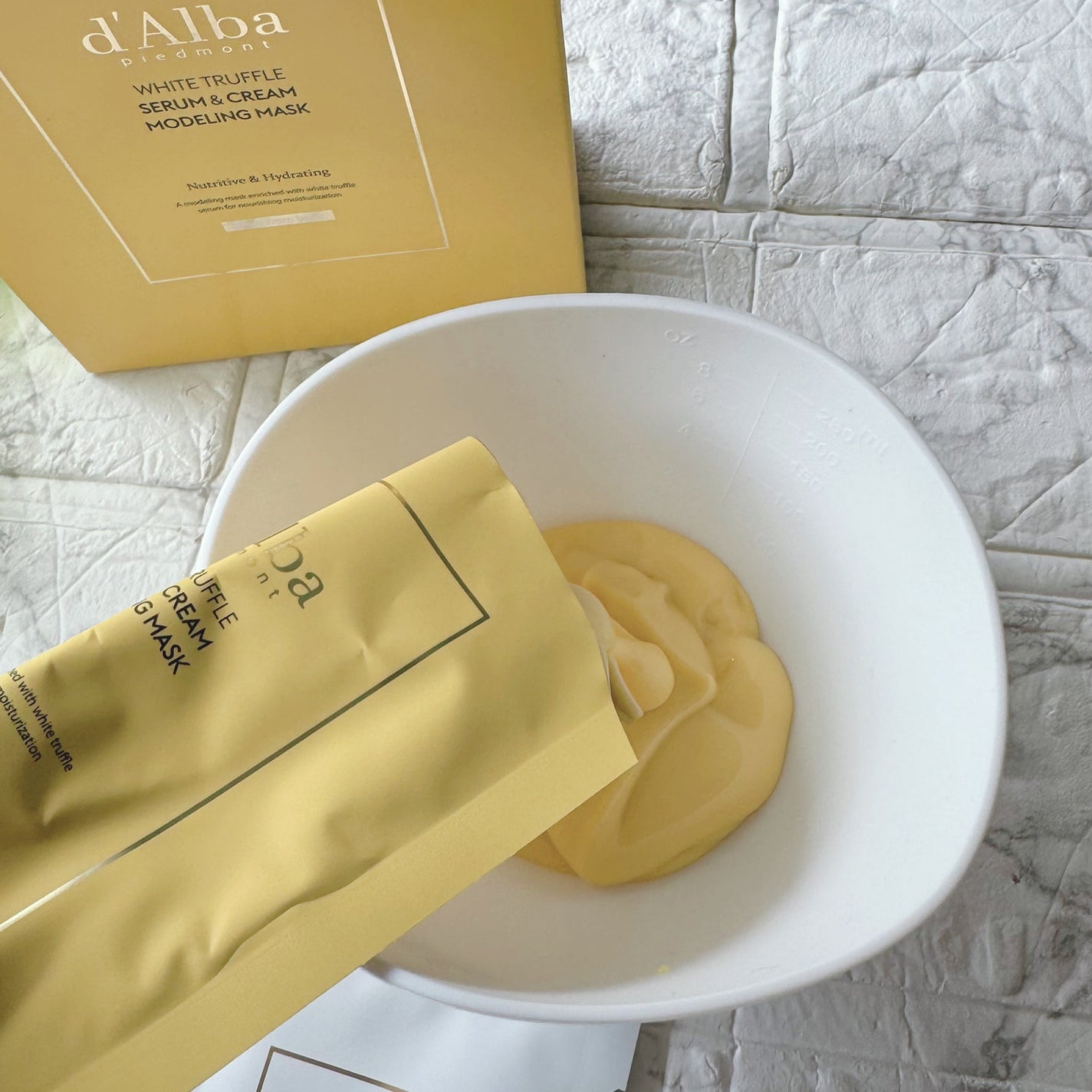 ホワイトトリュフセラムアンドクリームモデリングマスク/ダルバ/洗い流すパック・マスクを使ったクチコミ(3枚目)