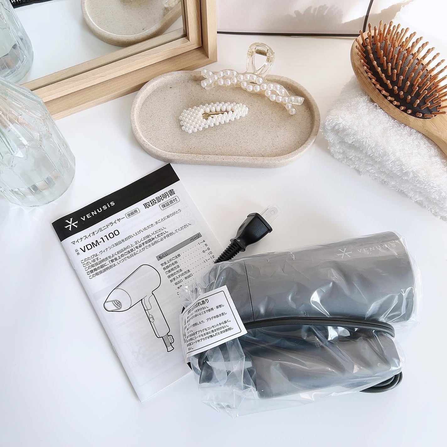 マイナスイオンミニドライヤー VDM-1100/VENUSiS/ドライヤーを使ったクチコミ(6枚目)
