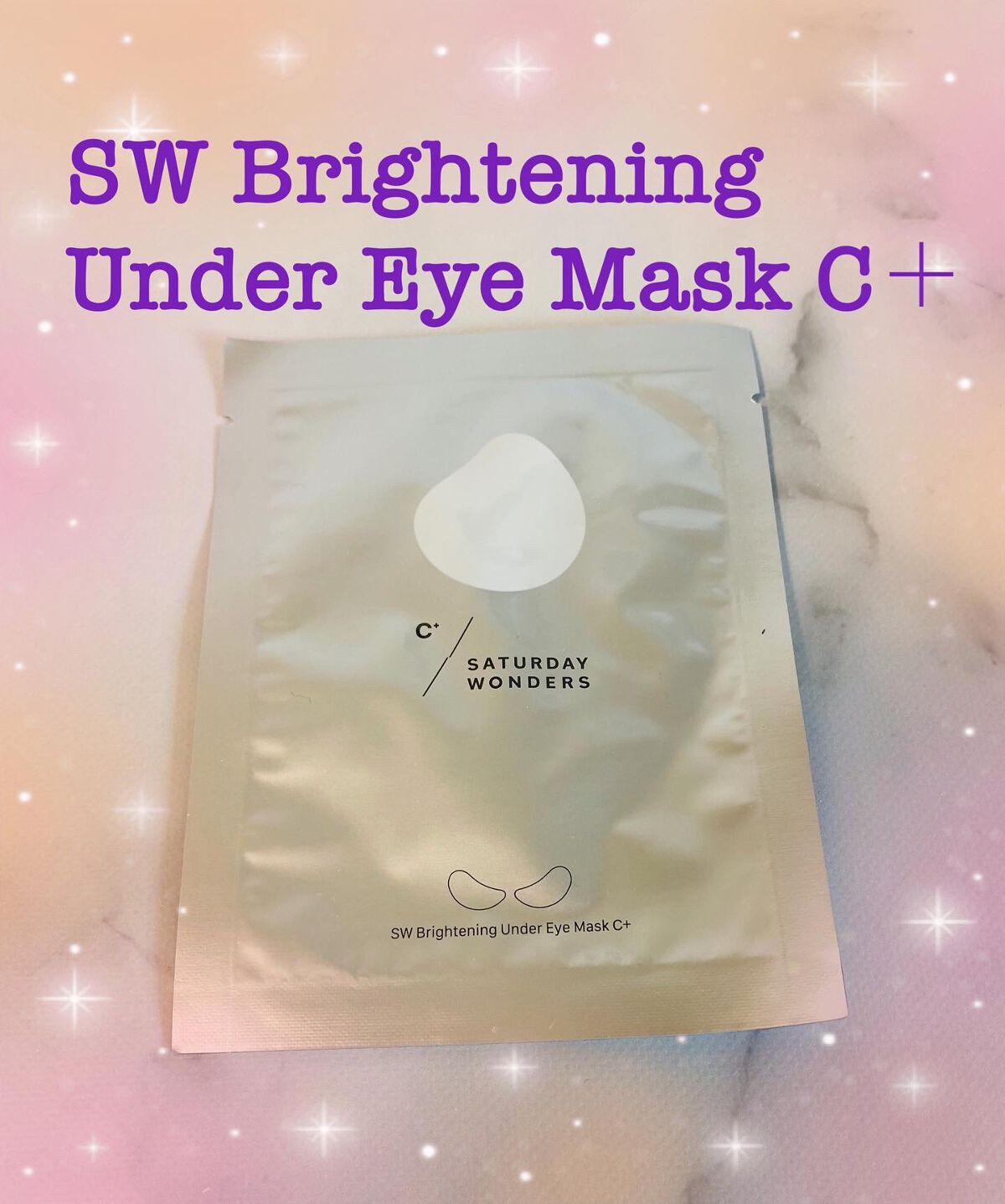 ブライトニング目元パックC＋/Saturday Wonders/シートマスク・パックを使ったクチコミ（1枚目）
