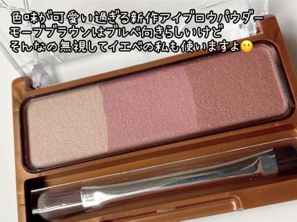 ノーズ&アイブロウパウダー/CEZANNE/パウダーアイブロウを使ったクチコミ(2枚目)