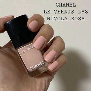 CHANEL ヴェルニのクチコミ「#シャネル
#CHANEL
#LEVERNIS
#NUVOLAROSA
#ヌーヴォラロザ 

.....」（1枚目）