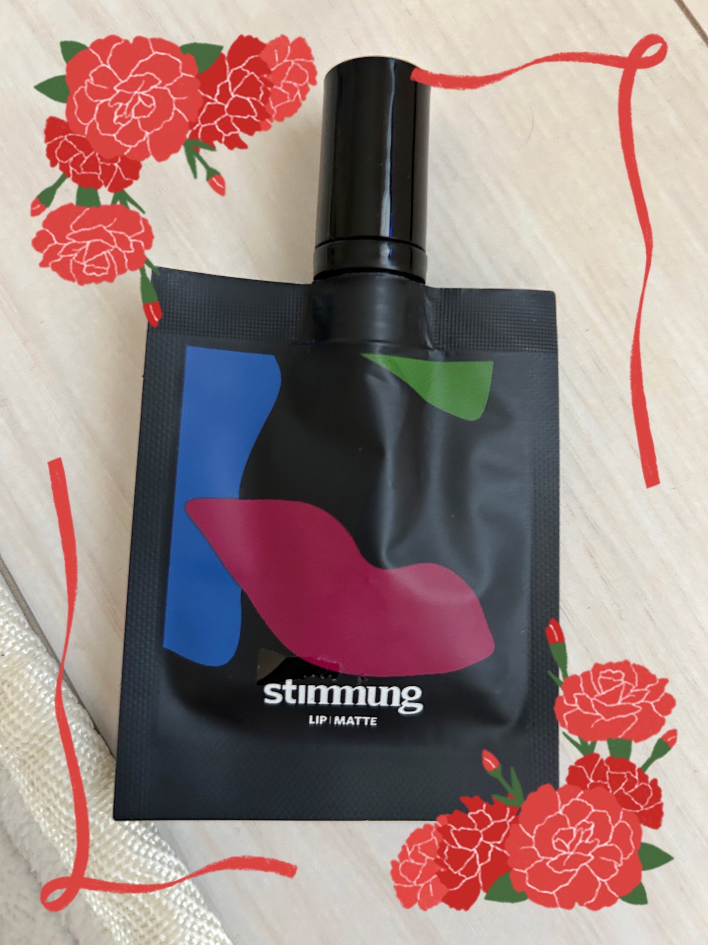 リキッド リップ マット/stimmung/口紅を使ったクチコミ(1枚目)