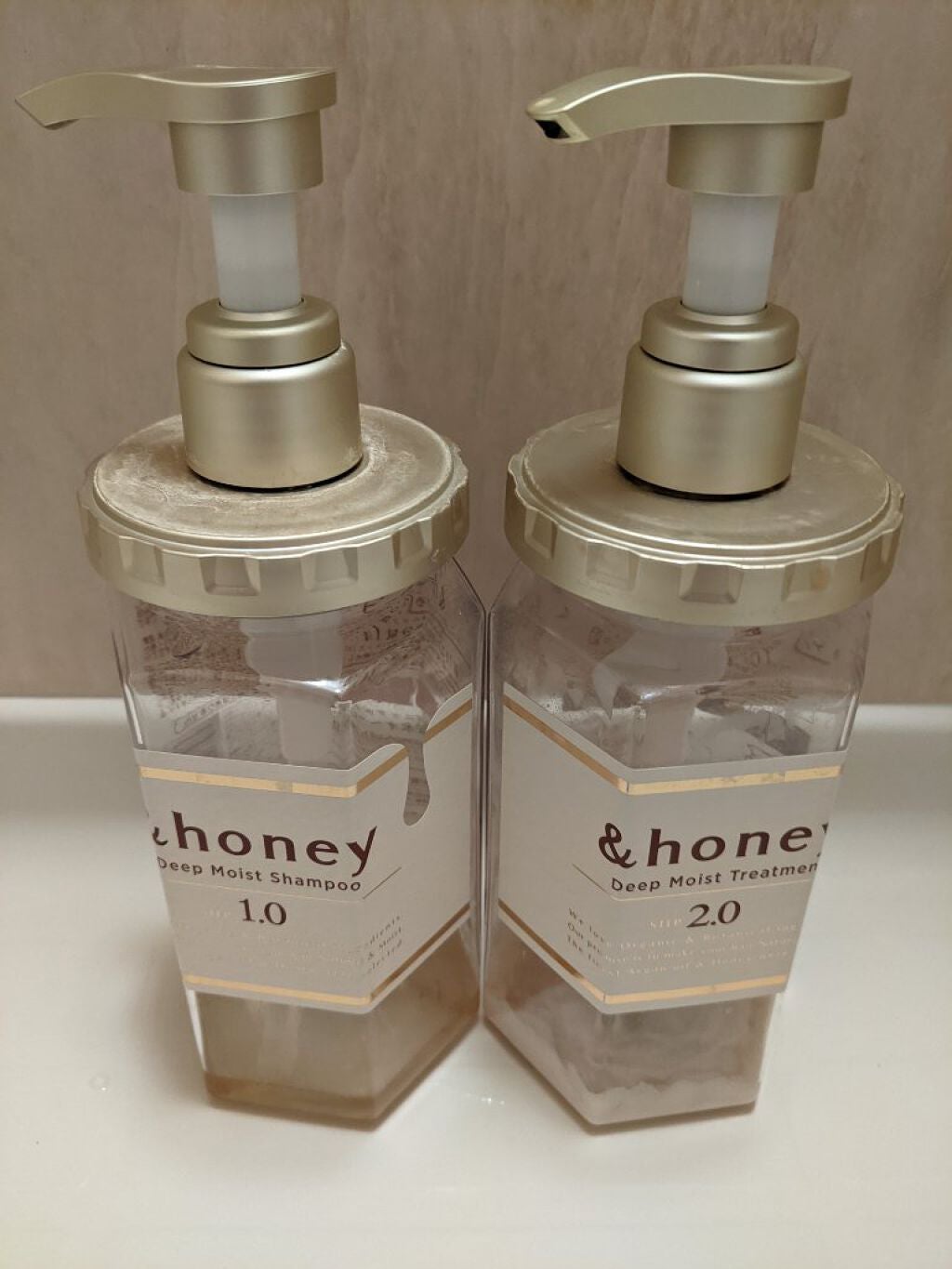 ディープモイスト シャンプー1.0/ヘアトリートメント2.0/&honey/市販シャンプーを使ったクチコミ(1枚目)
