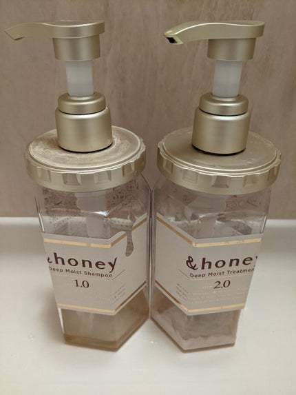 ディープモイスト シャンプー1.0/ヘアトリートメント2.0/&honey/市販シャンプーを使ったクチコミ(1枚目)