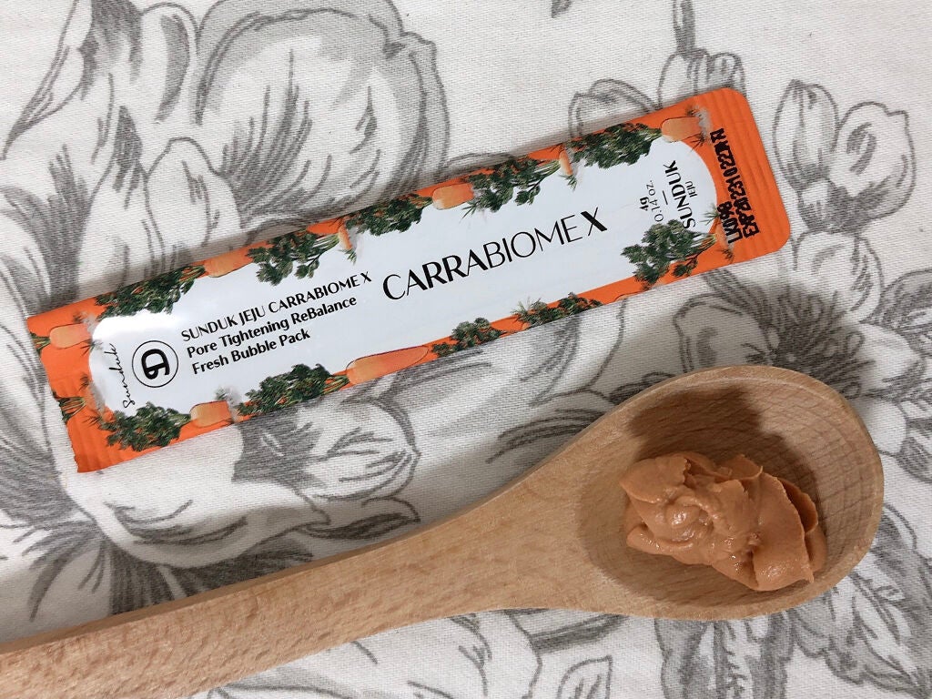 キャロットバブルパック/SUNDUK JEJU/洗い流すパック・マスクを使ったクチコミ(6枚目)