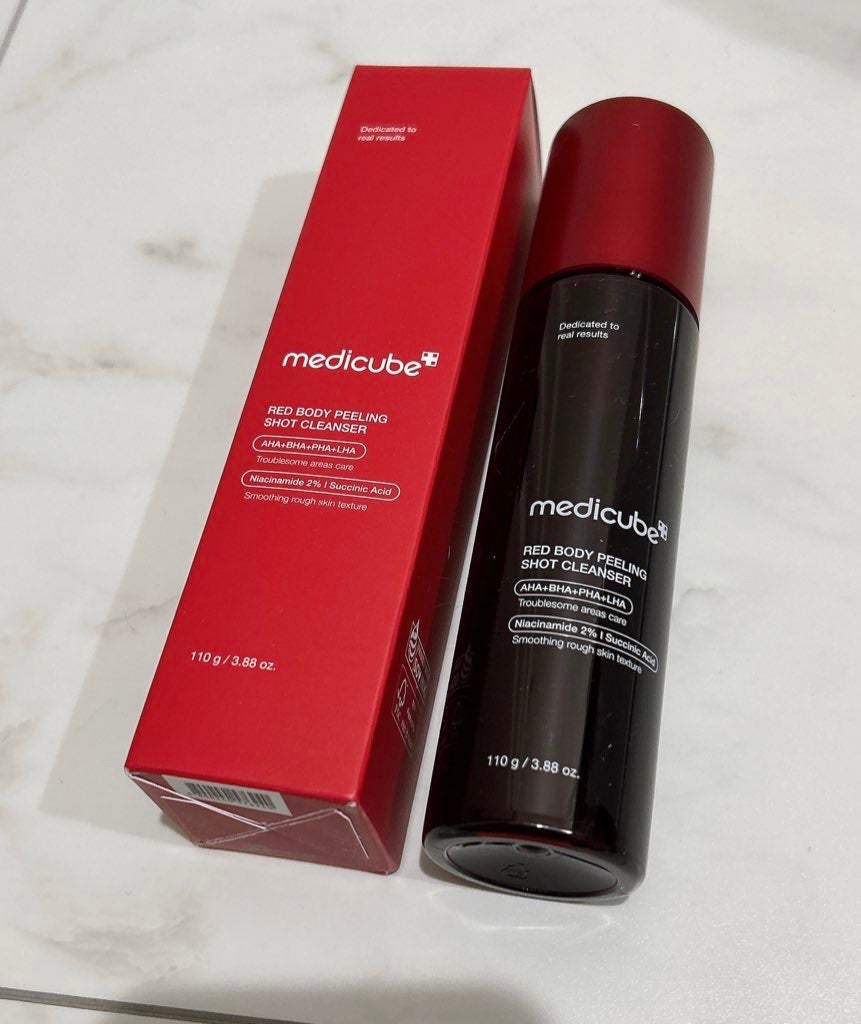 レッドアクネ ボディピーリングショット/MEDICUBE/ピーリングを使ったクチコミ(1枚目)