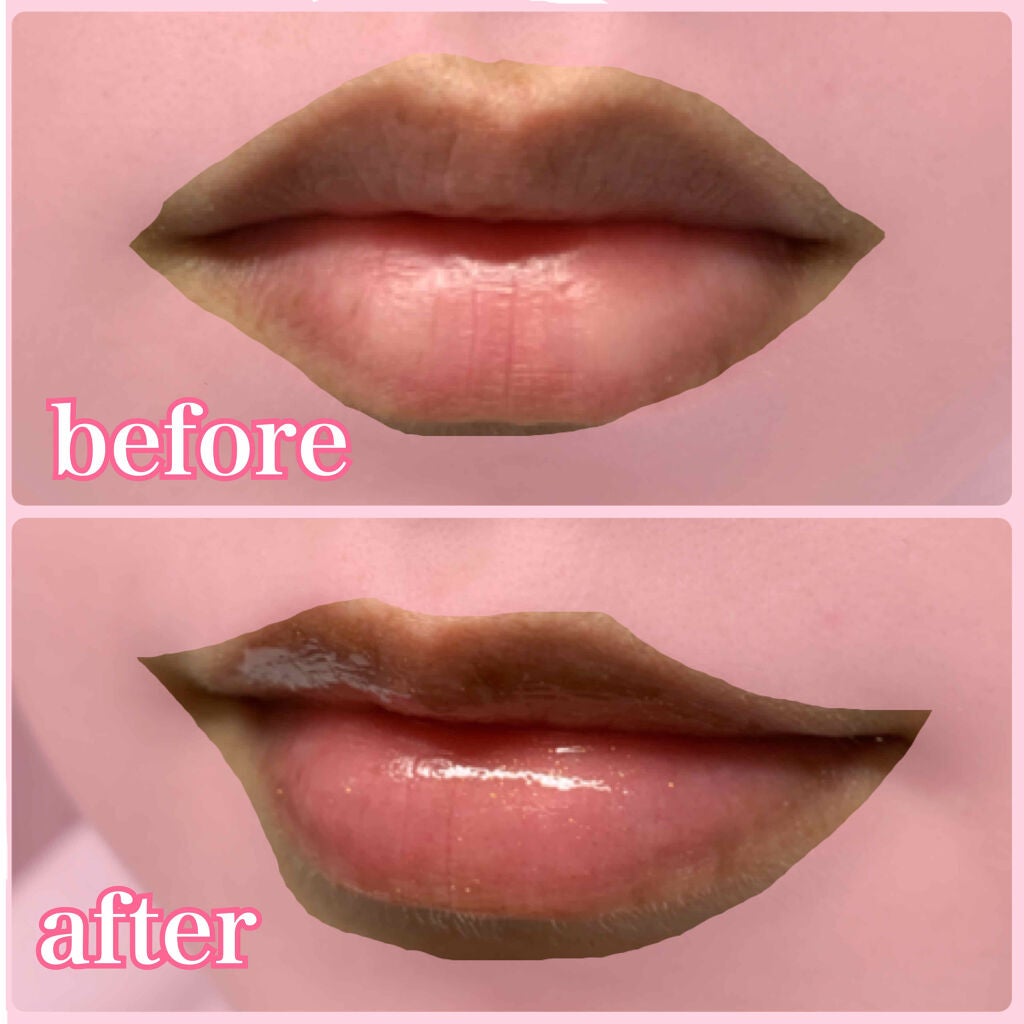 UR GLAM LIP OIL/U R GLAM/リップグロスを使ったクチコミ(3枚目)